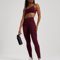 Define 2.0 Seamless Scrunch Bralette | Dark Cherry