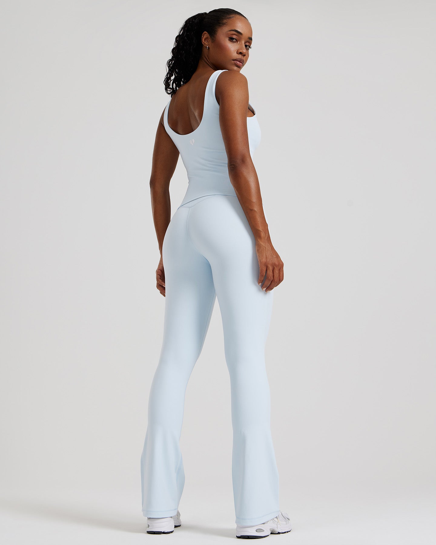 Essential Mini Flared Leggings | Icy Blue