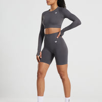 Power Seamless Cycling Shorts | Graphite