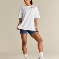 Comfort Lifting Club Oversized T-Shirt | White