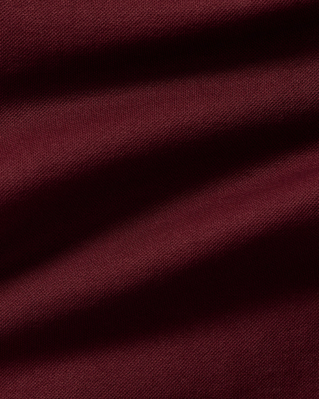 Power Seamless Short Sleeve Crop Top | Dark Cherry