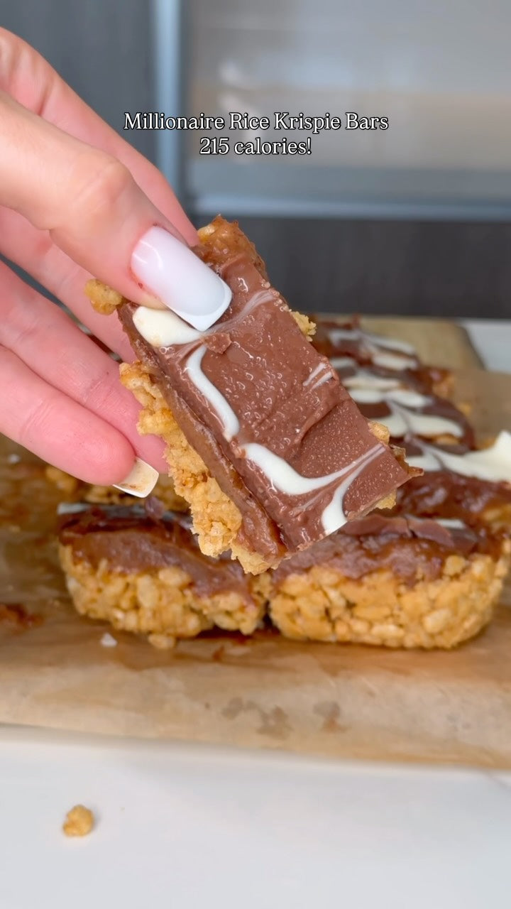 Millionaire’s Rice Krispie Protein Bars
