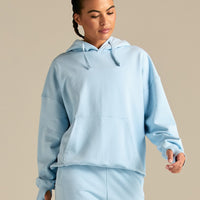 Comfort Oversized Hook Up Hoodie | Blue Haze