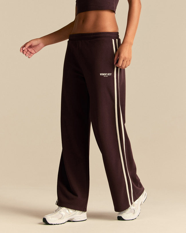 Comfort Lightweight Contrast Joggers | Cafe Noir