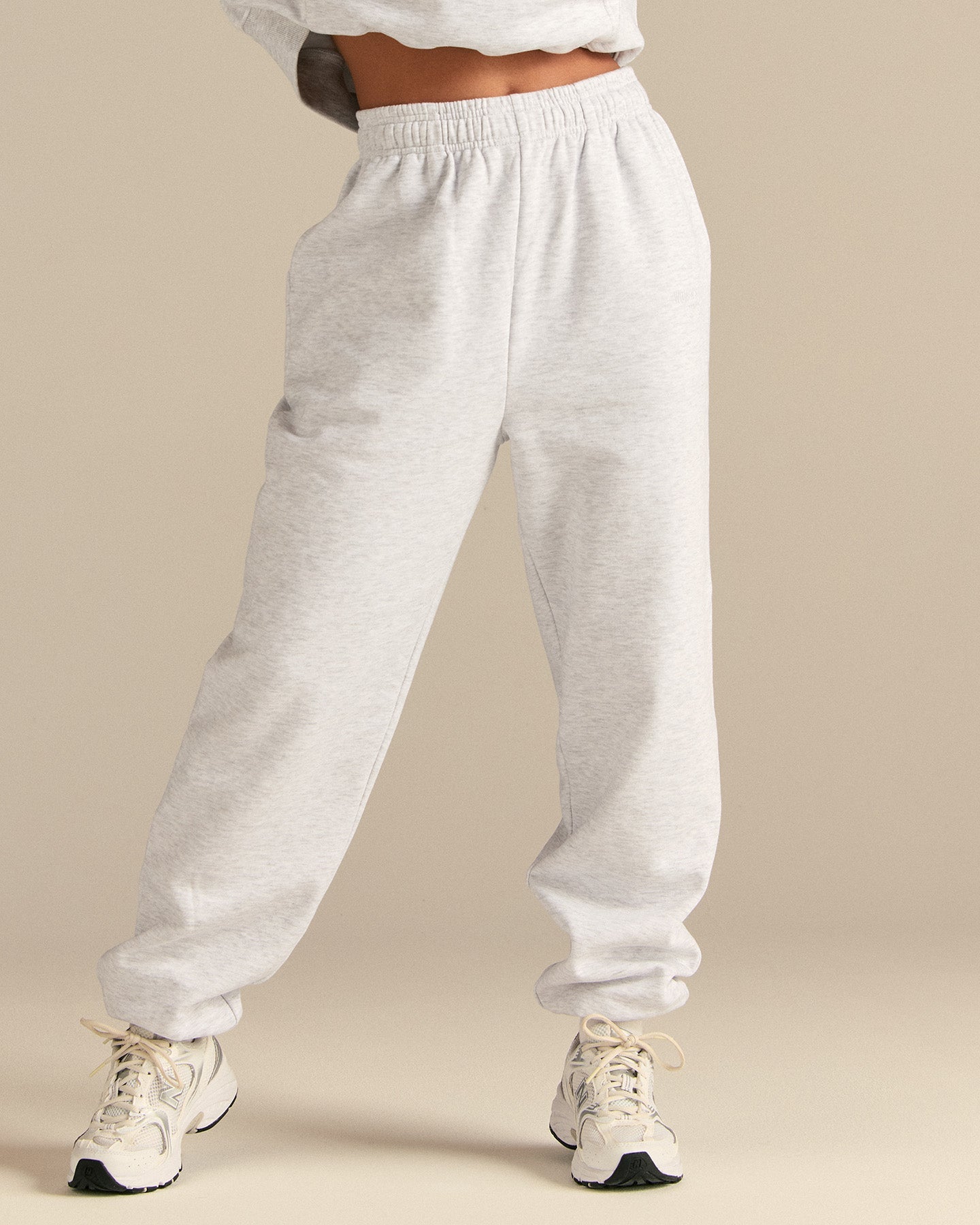 Comfort Joggers | Light Grey Marl