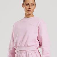 Comfort Cropped Crew Neck | Quartz