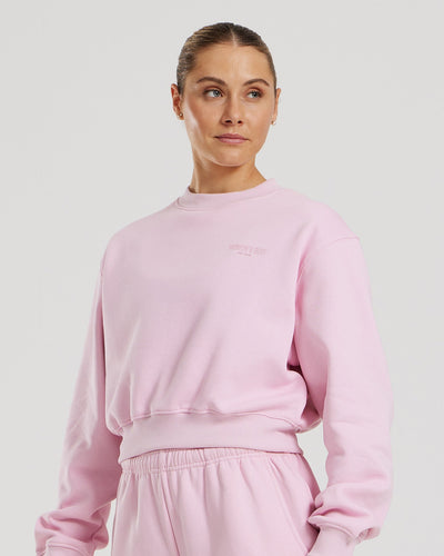 Comfort Cropped Crew Neck | Quartz