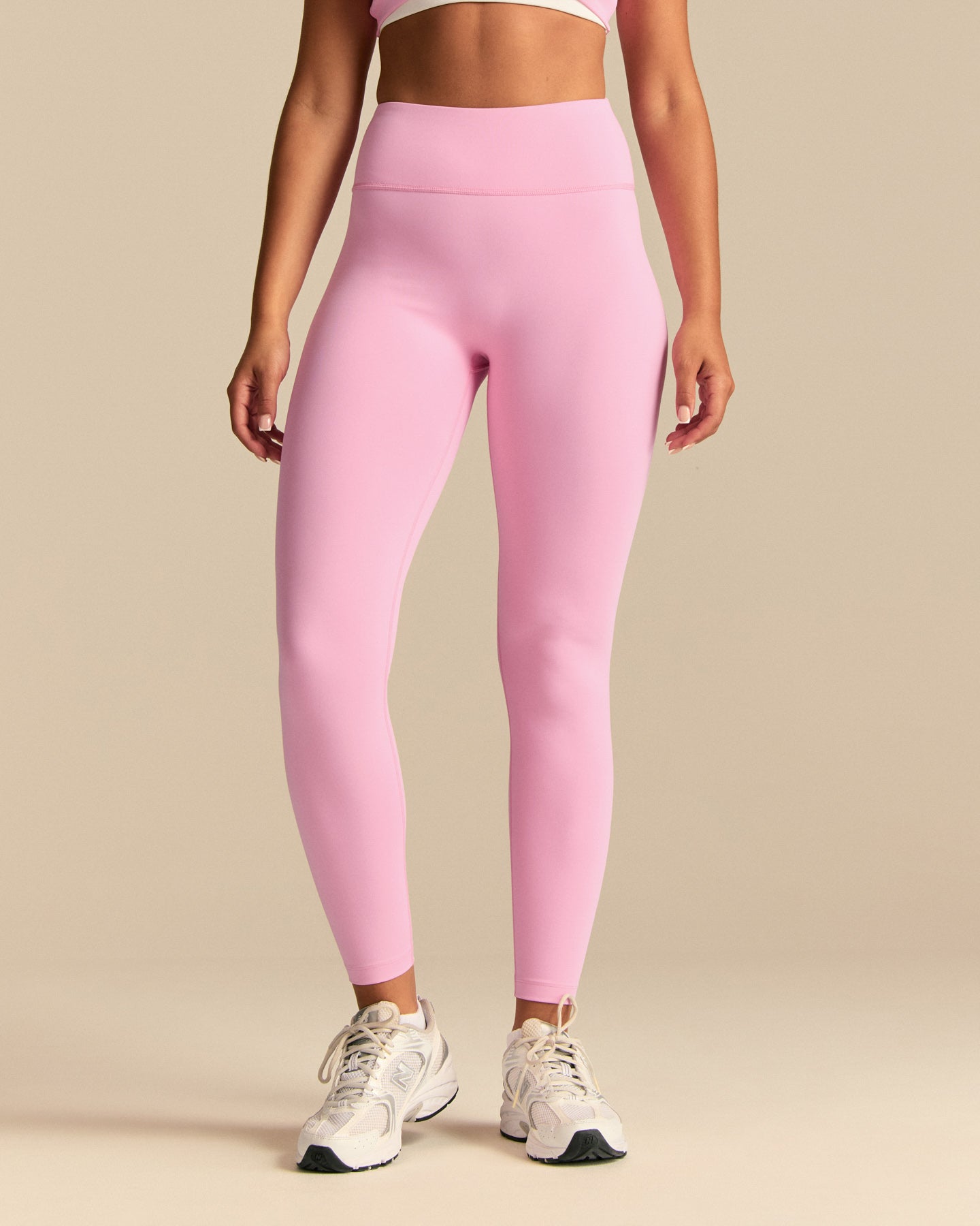 Essential High Waist Leggings | Candy Pink (1/6)