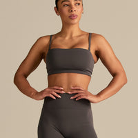 Essential Bandeau Convertible Bra | Slate Grey