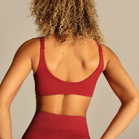 Power Reversible Twist Bra | True Red