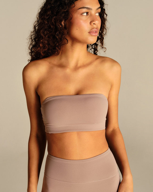 Essential Bandeau Convertible Bra | Mauve Taupe