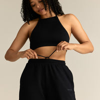 Comfort Lightweight Straight Leg Joggers | Black