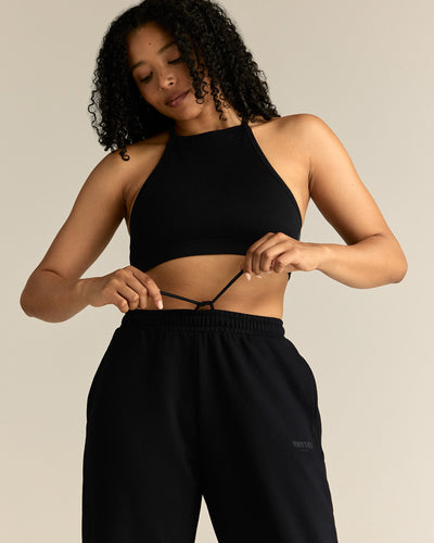 Comfort Lightweight Straight Leg Joggers | Black