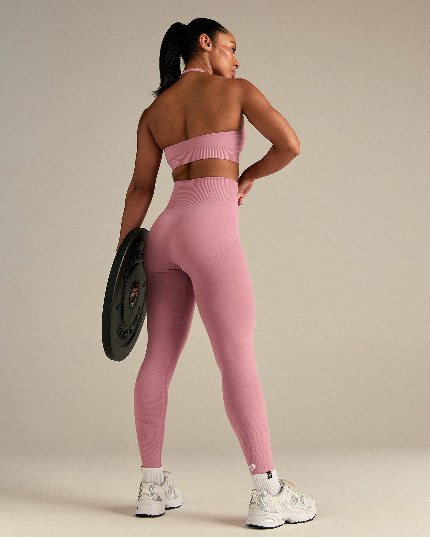 Power Seamless Leggings | Blush Pink