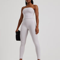 Define 2.0 Seamless Longline Bandeau Bra | Steel Grey