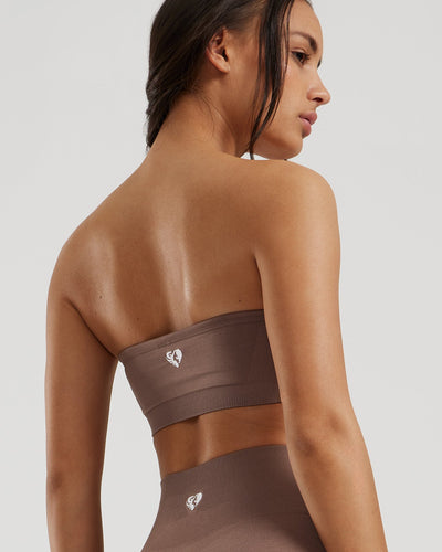 Define 2.0 Seamless Bandeau Bra | Mocha