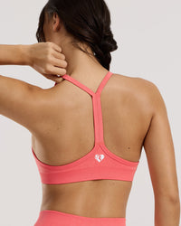 Define 2.0 Seamless Racer Back Bra | Sunlit Coral