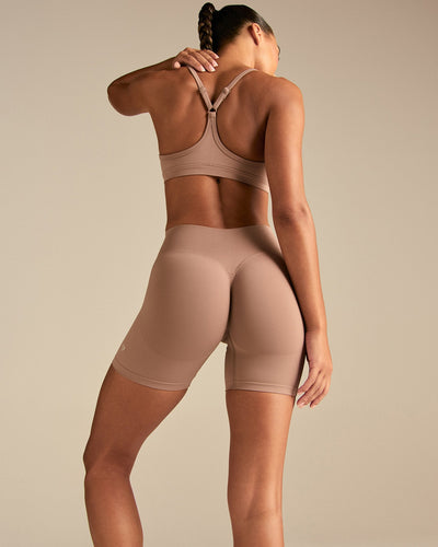 Emphasize V-Neck Bra | Mauve Taupe