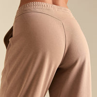 Comfort Cuffed Hem Joggers | Mauve Taupe