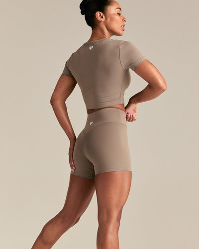 Essential Shorts | Taupe Grey