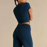 Cotton Contour Short Sleeve T-Shirt | True Navy
