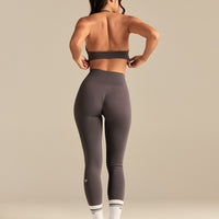 Define 2.0 Scrunch V-Neck Bra | Slate Grey