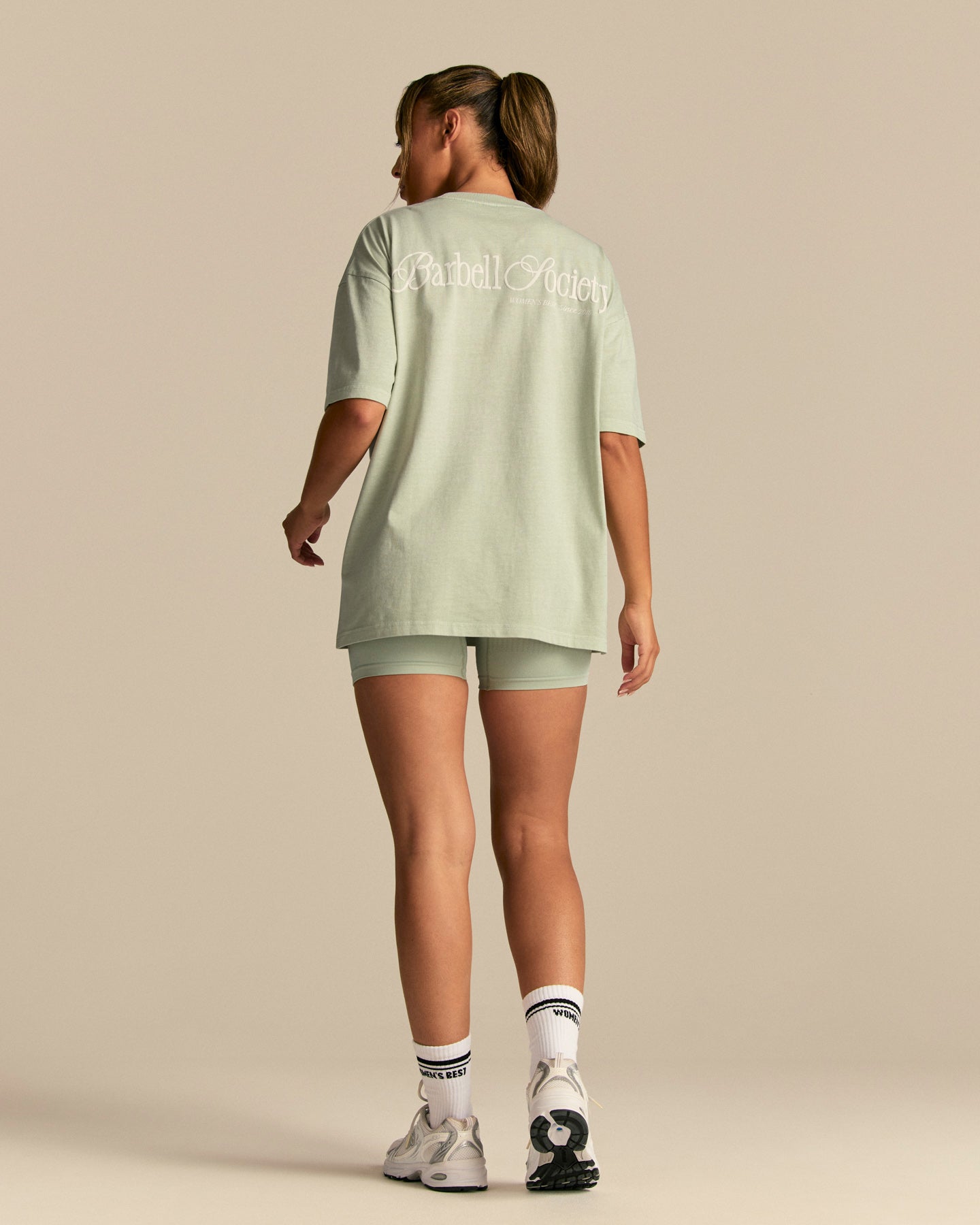 Comfort OS Barbell Society Short Sleeve T-Shirt | Calming Green (2/6)