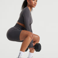 Power Seamless Cycling Shorts | Graphite