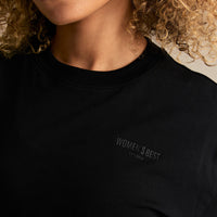 Comfort WB Logo Oversized Short Sleeve T-Shirt | Black