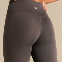 Essential High Waist Flared Leggings | Slate Grey