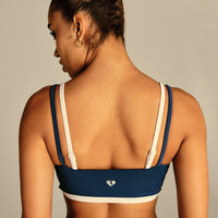 Essential Double Layer Bra | True Navy