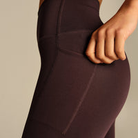 Essential High Waist Cycling Shorts with Pockets | Cafe Noir