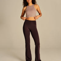 Comfort Ribbed Cropped Tank | Mauve Taupe