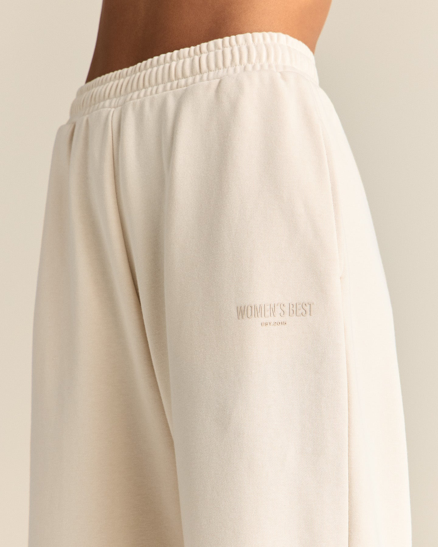 Comfort Lightweight Straight Leg Joggers | Off White