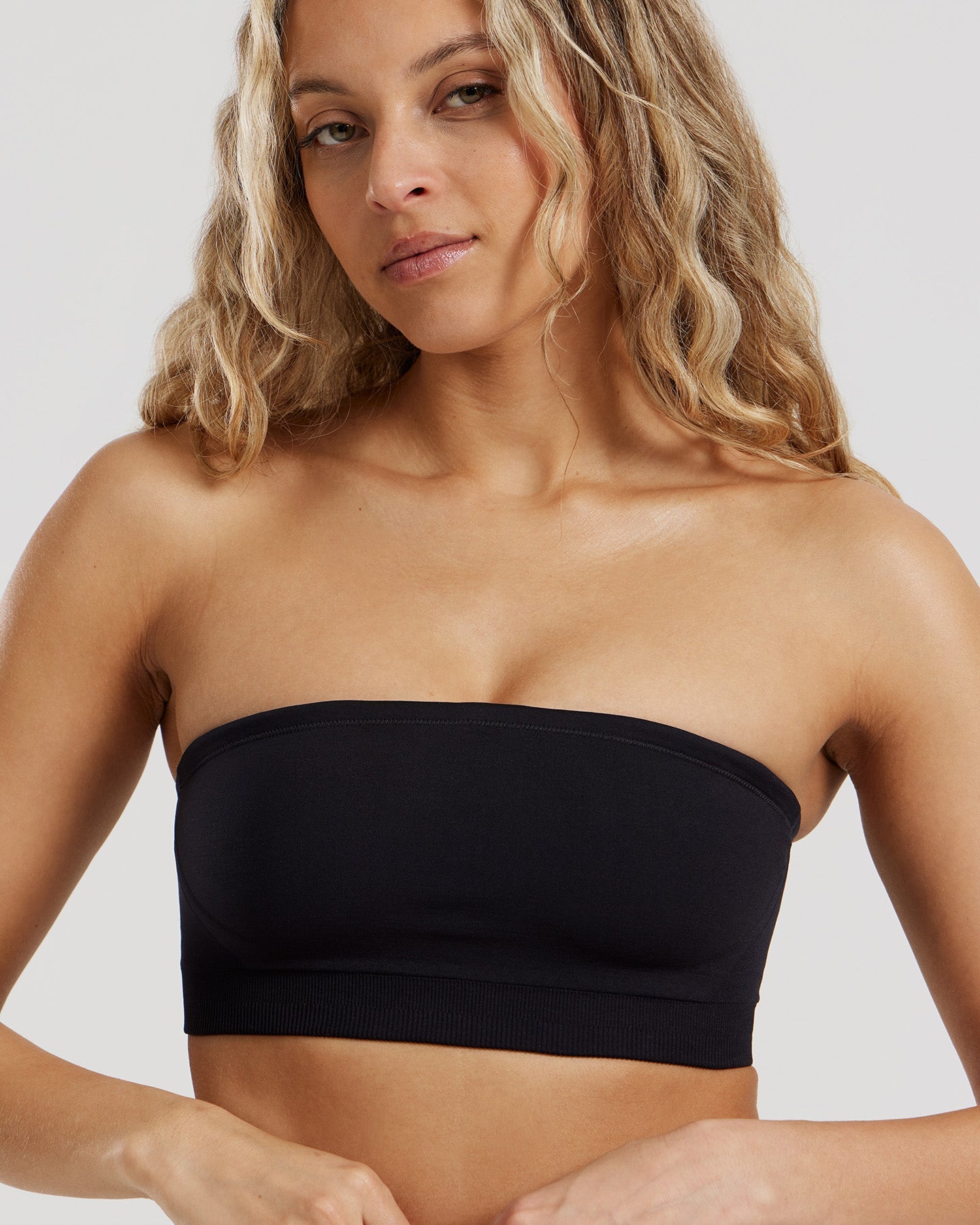 Define 2.0 Seamless Bandeau Bra | Black