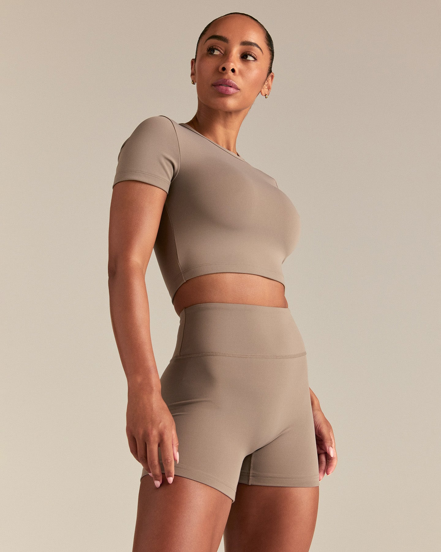 Essential Shorts | Taupe Grey