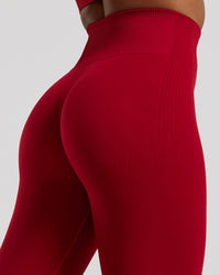 Power Seamless Scrunch Leggings | Chilli Red