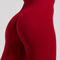 Power Seamless Scrunch Leggings | Chilli Red