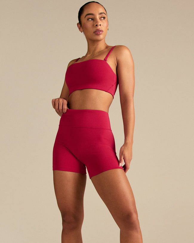 Essential High Waist Shorts | Strawberry Kiss