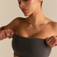 Essential Bandeau Convertible Bra | Slate Grey