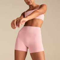 Essential High Waist Shorts | Sweet Pink