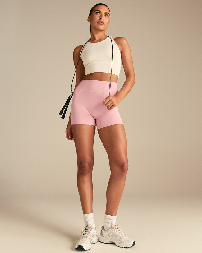 Essential Crop Tank Top | Coconut White