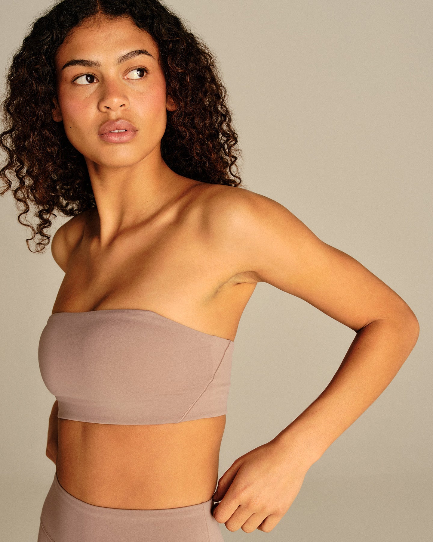 Essential Bandeau Convertible Bra | Mauve Taupe
