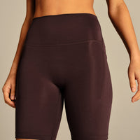 Essential High Waist Cycling Shorts with Pockets | Cafe Noir