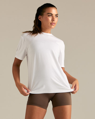 Comfort Oversized Hook Up T-Shirt | White