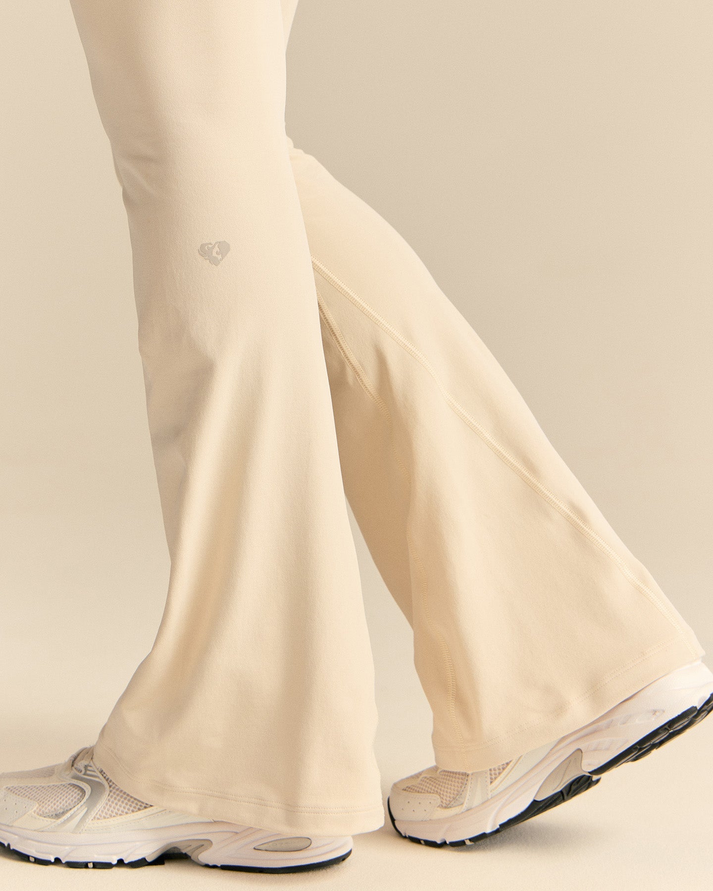 Power High Waist Flared Leggings | Off White