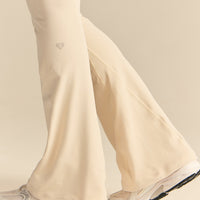 Power High Waist Flared Leggings | Off White