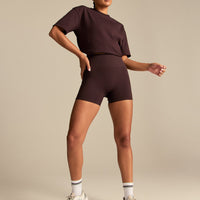 Comfort Athletic Club Oversized T-Shirt | Cafe Noir