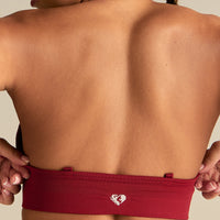 Define 2.0 Seamless Halter Neck Bra | True Red