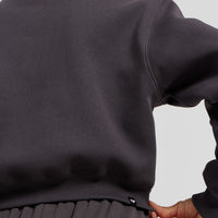 Comfort Cropped Crew Neck | Graphite